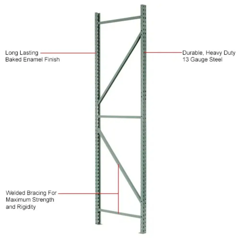 Upright Tear Drop 42" X 24' X 3"X 3", Green - Weight Capacity 30700 Lbs - Used Condition 2