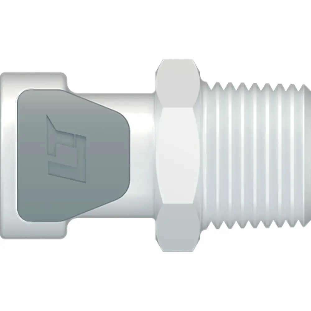 Linktech 50Ac Series Male Thread Female, Valved, 3/8" Mnpt, Natural Acetal, Buna N 1