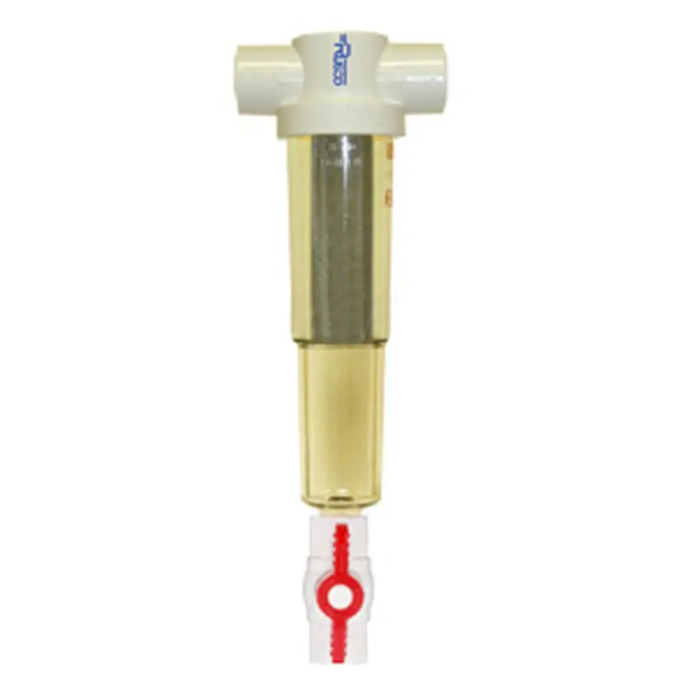 Rusco Chemically Resistant Sediment Trapper Filter T Style 3/4" Ss 1