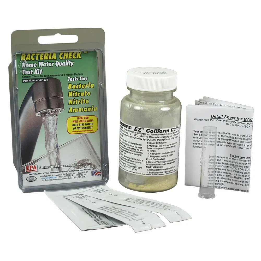 Bacteria Check Kit W/ Nitrite, Nitrate And Ammonia 1