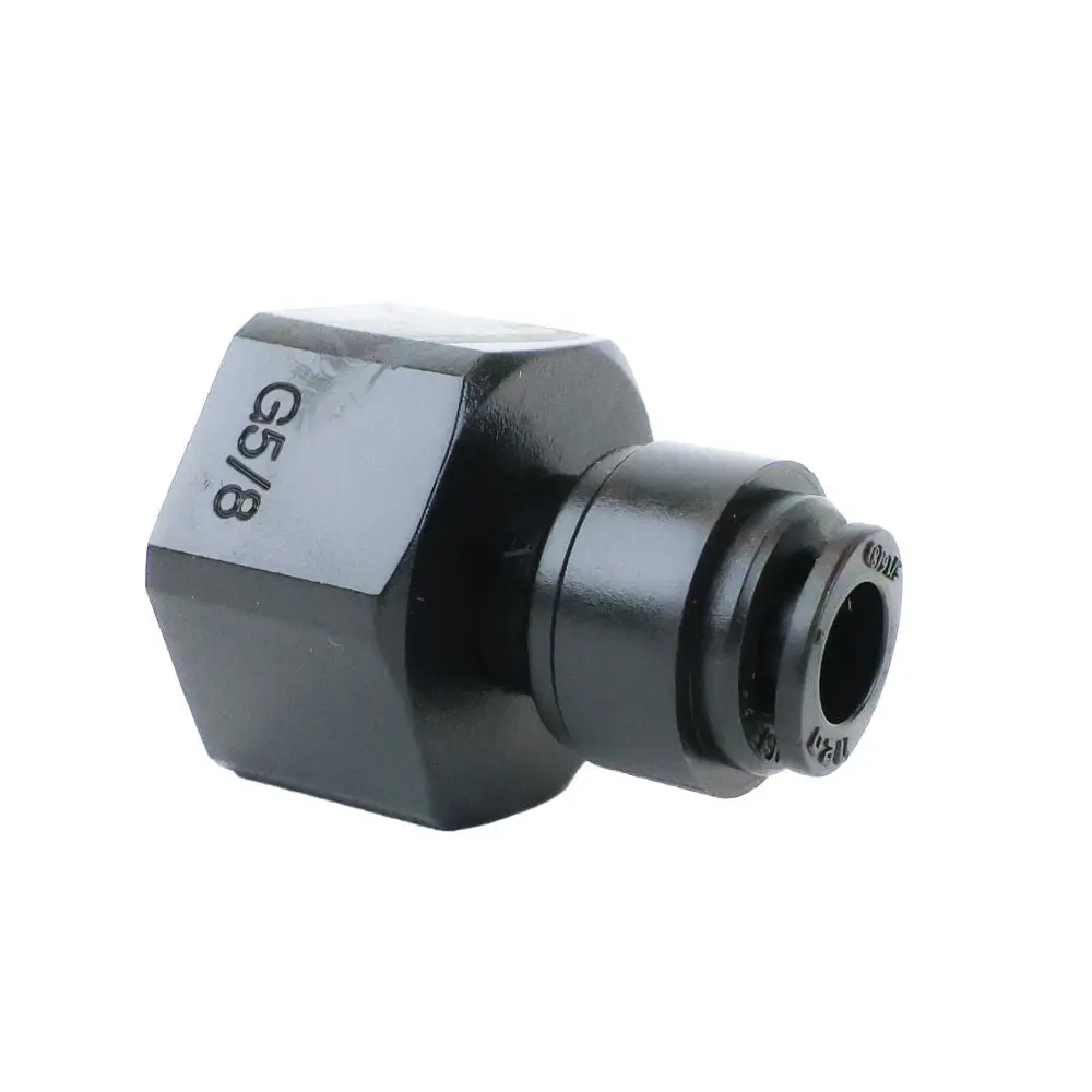 Neofit - Acetal Natural Black Female Adapter 8Mm(5/16") Tube X 5/8" Bsp(P) - Cone Type 1