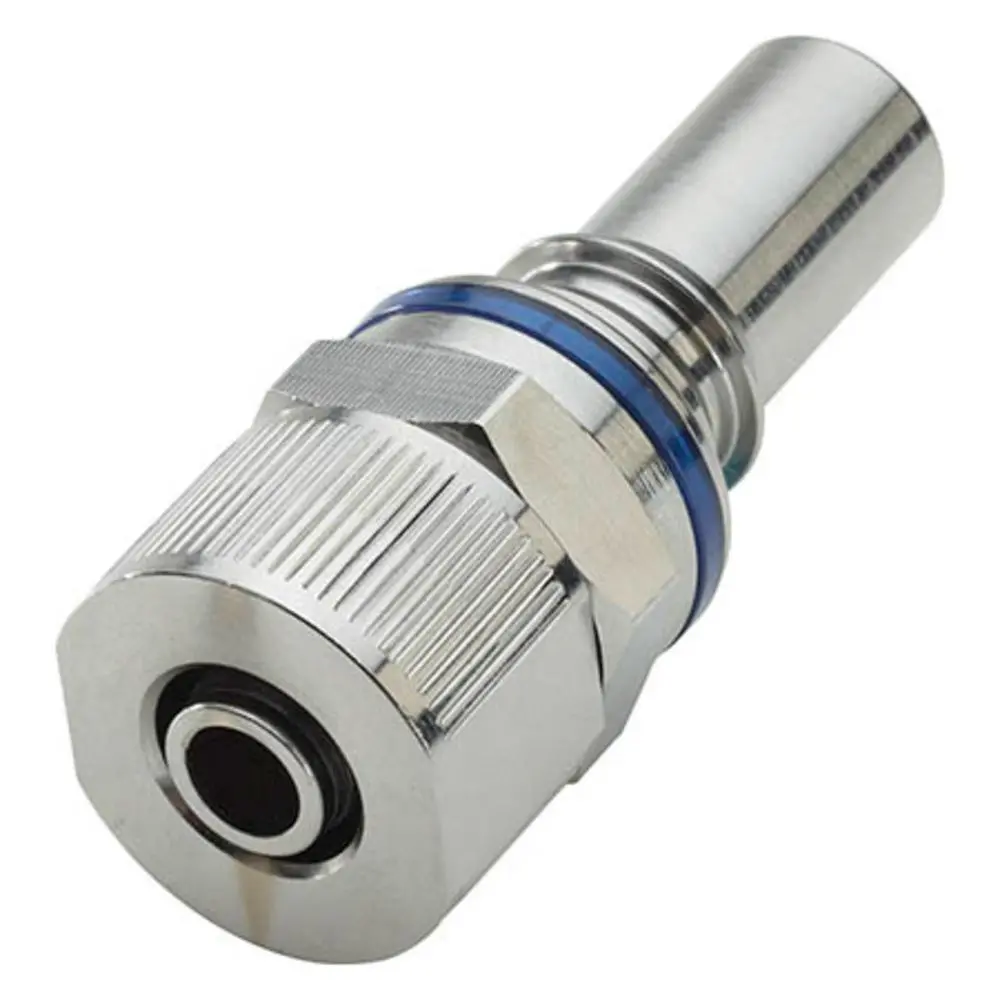 Lq6d20008blu Valved Inline Ptf Liquid Cooling Coupling Insert 1/2 Ptf Cool Blue 1