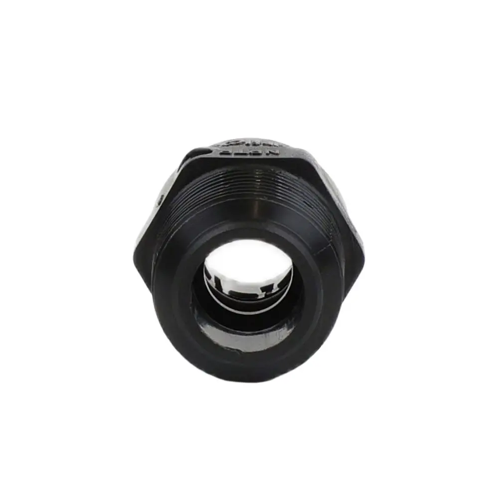Parker Kynar Male Connector Black - 1/2 X 1/2 Nptf 2