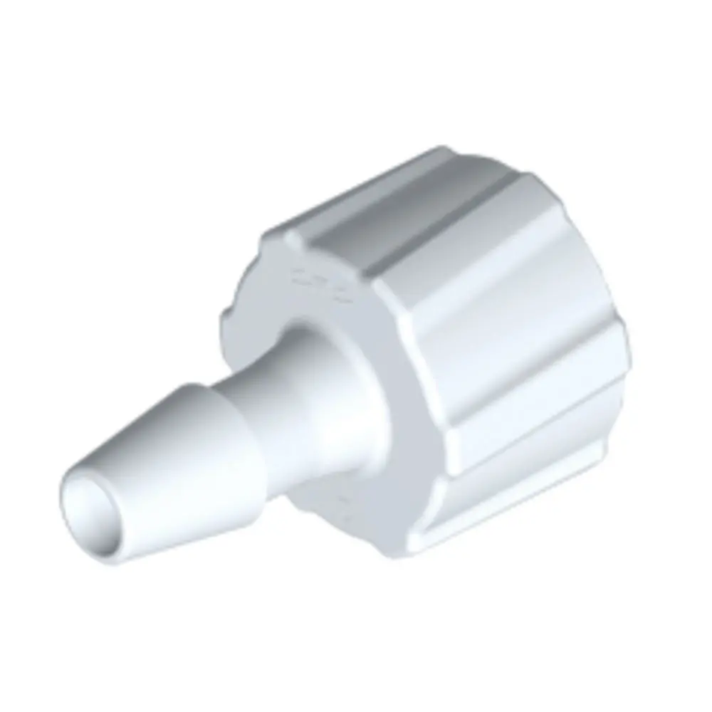 Male Luer X 1/8Hb, White Nylon 1