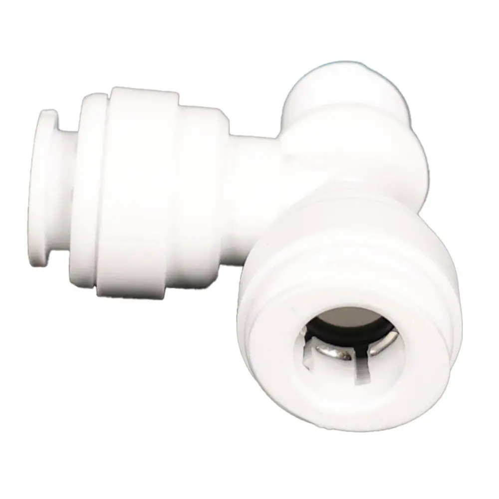 Male Run Tee Acetal 3/8 Qc X 1/4 Mnpt Run X 3/8 Qc Branch 2