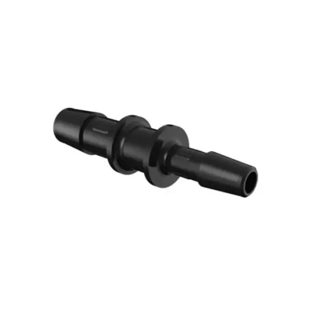 3/8" X 1/4" Tube Id Nylon Reduction Coupler- Black 1