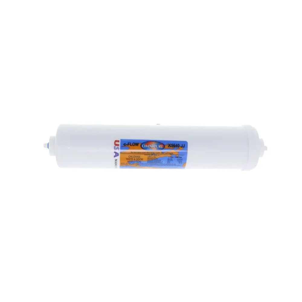 Omnipure K5633-Jj/K5640-Jj Inline Gac 12" X 2.5" Postfilter 1/4 Tube 1