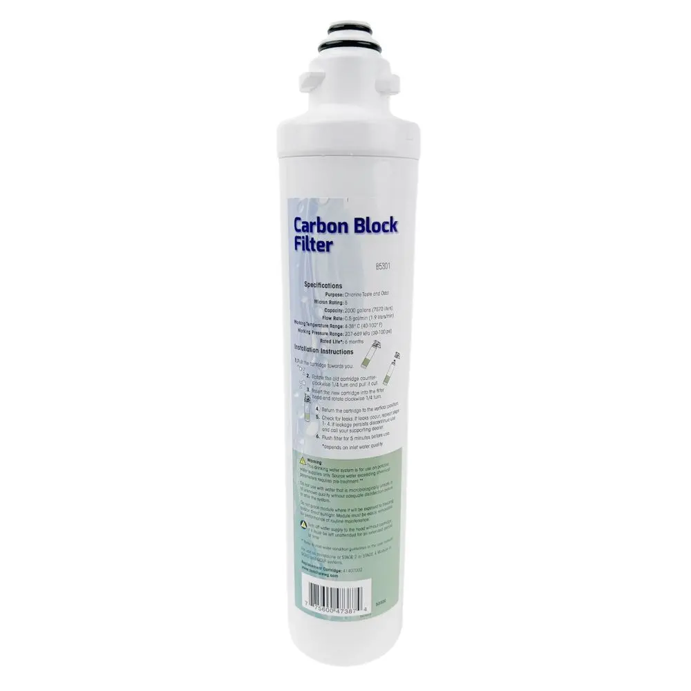 Aqua Flo 41407002 Quick Change Carbon Block Filter 5 Mic 1