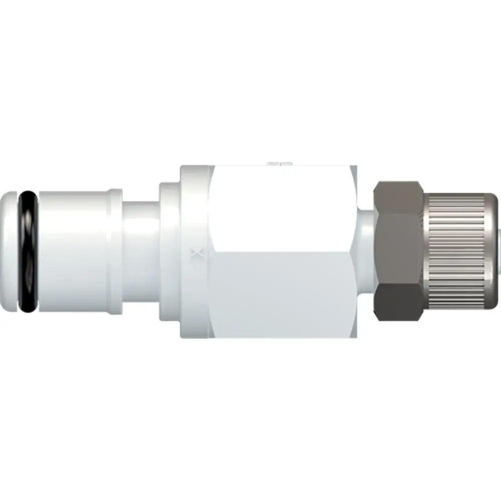 Linktech 1/4 In-Line Compression  Acetal (Pom) Coupling Insert 1