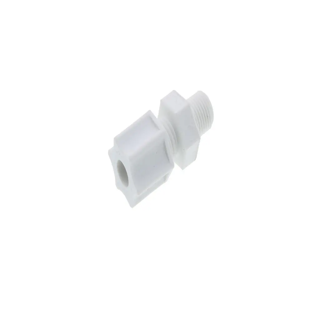 Jaco 10-4-2-P-O Polypropylene Male Connector 1/4 Od Tube X 1/8 Mpt 2