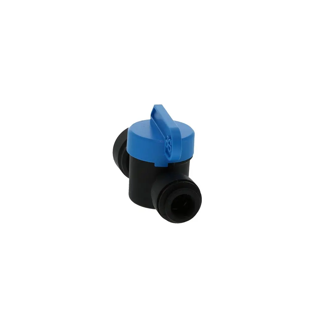 John Guest Shut-Off Valve Female Nptf Black Polypropylene - 3/8 Tube X 3/8 Nptf Female 2