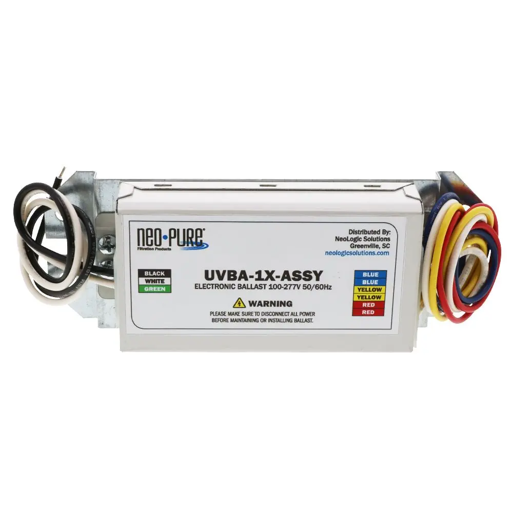 Neo-Pure Uvba-1X Compatible Ballast For Apuv12 W/ Lead Wire Connectors 1