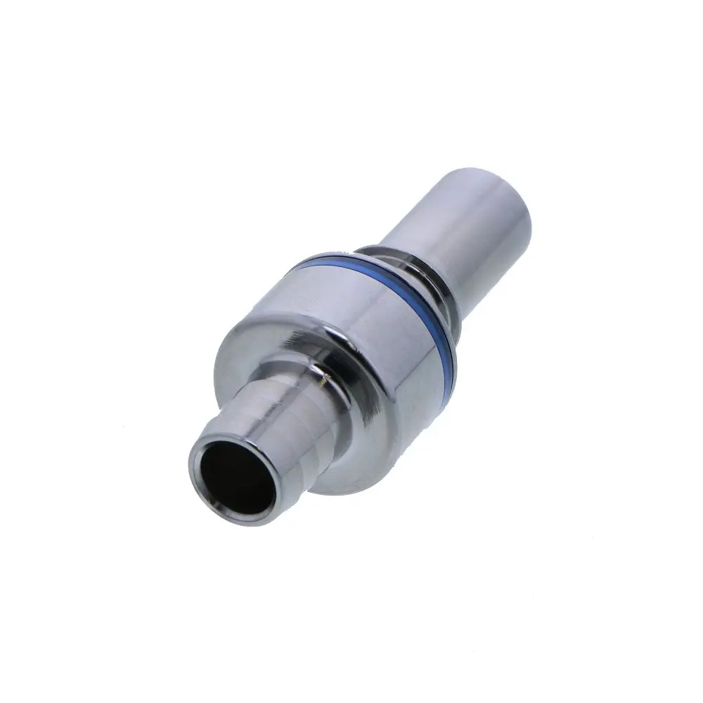 Lq6d22008blu Valved In-Line Liquid Cooling Coupling Insert 1/2 Id Barb Cool Blue 2