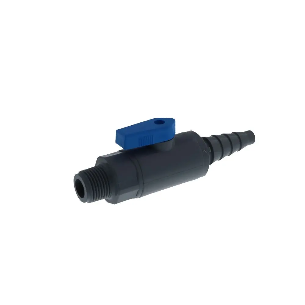 Smc Inline Ball Valve Pvc Barb - 3/8 Mpt X 5/8 Id Barb 1