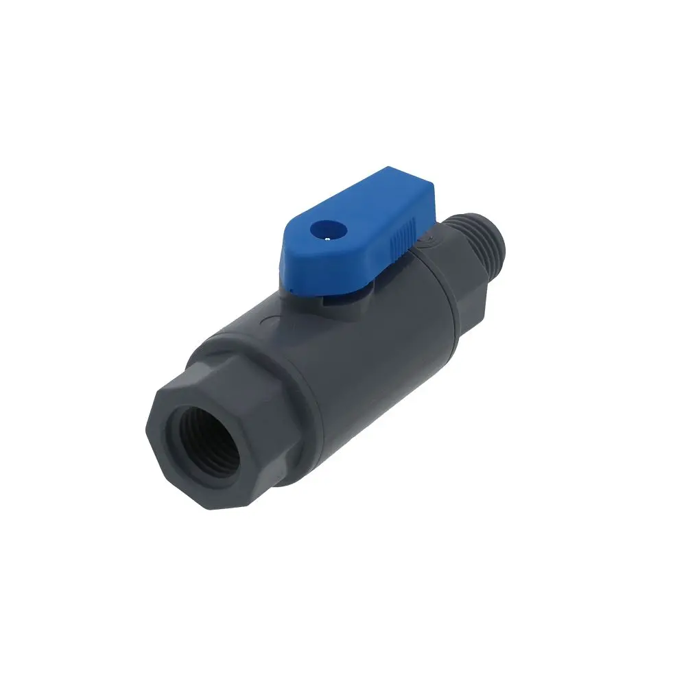 Smc 6380490 Pvc Ball Valve 1/4" Fnpt X 1/4" Mnpt 1