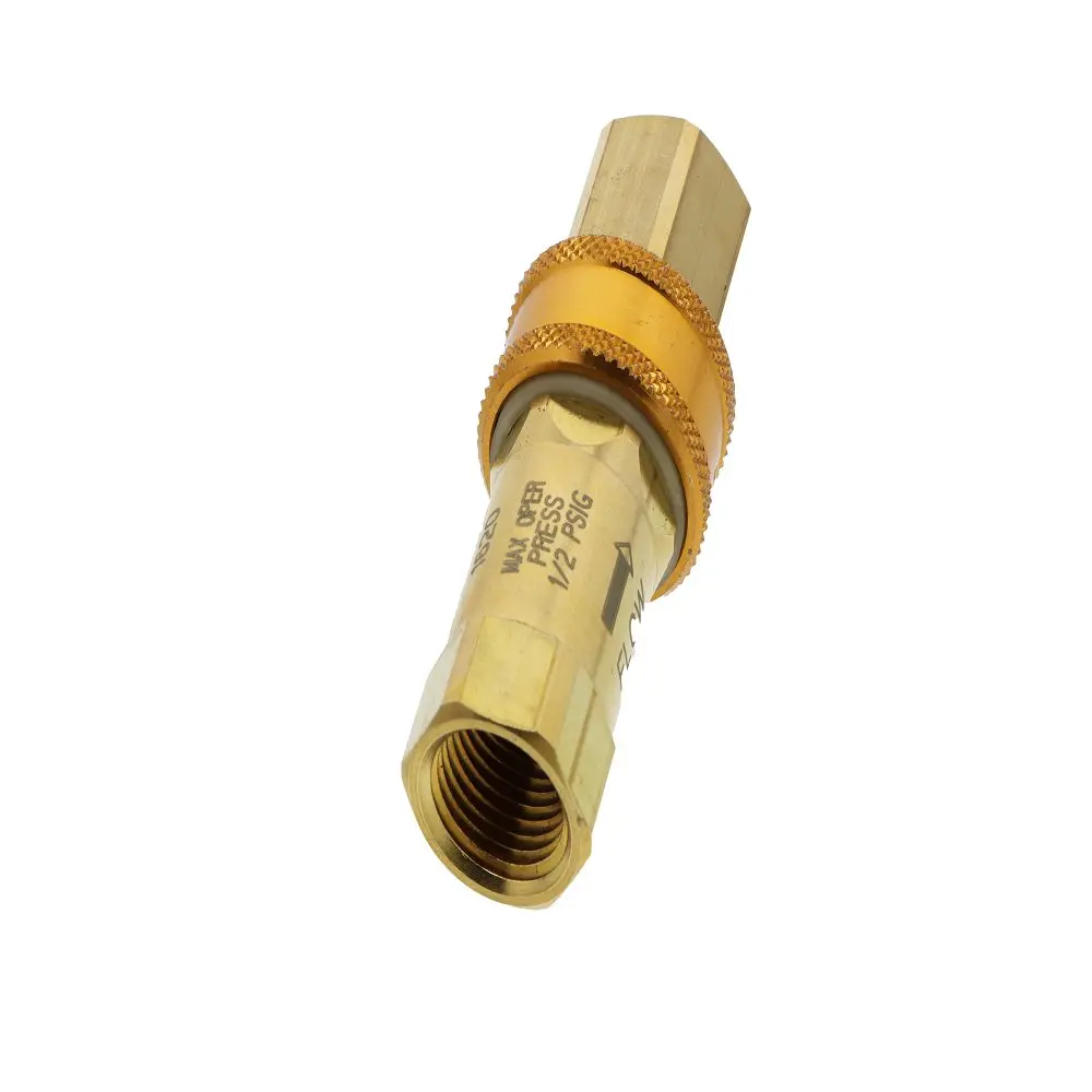 T&S Brass Ag-5C Gas Appliance Connectors, Quick Disconnect, 1/2" 2