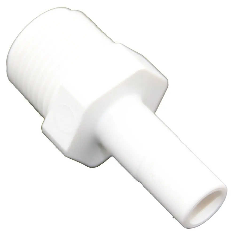 Neofit - Polypropylene Natural White Stem Adapter 3/8" Stem X 3/8" Nptf 3