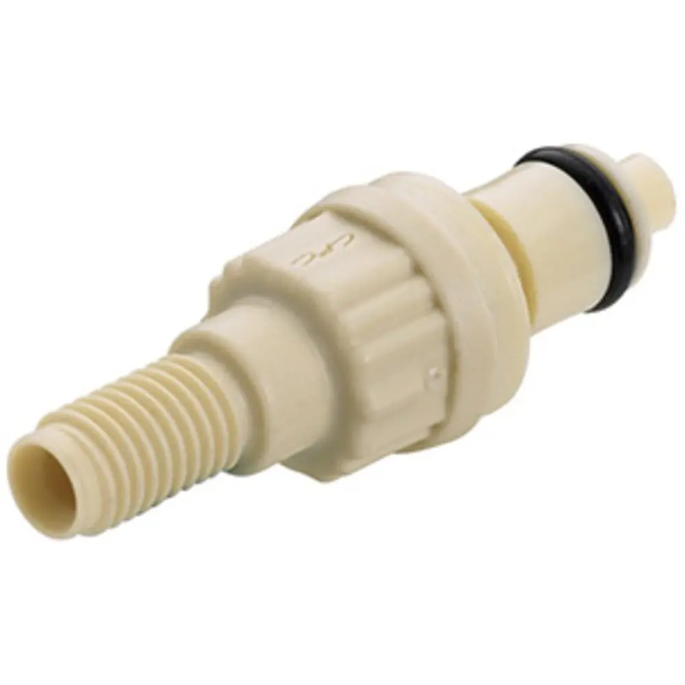 Pmcd24042812 Valved Male Thread Coupling Insert 1/4-28 Unf 1