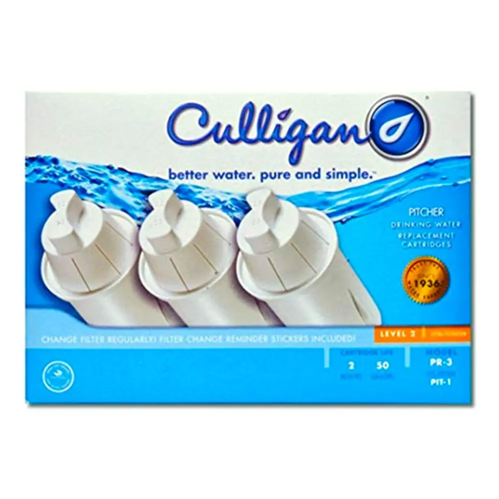 Culligan Pr-1 (01019010) Replacement Filter For Pit-1 Water Pitcher - 3 Pk 1