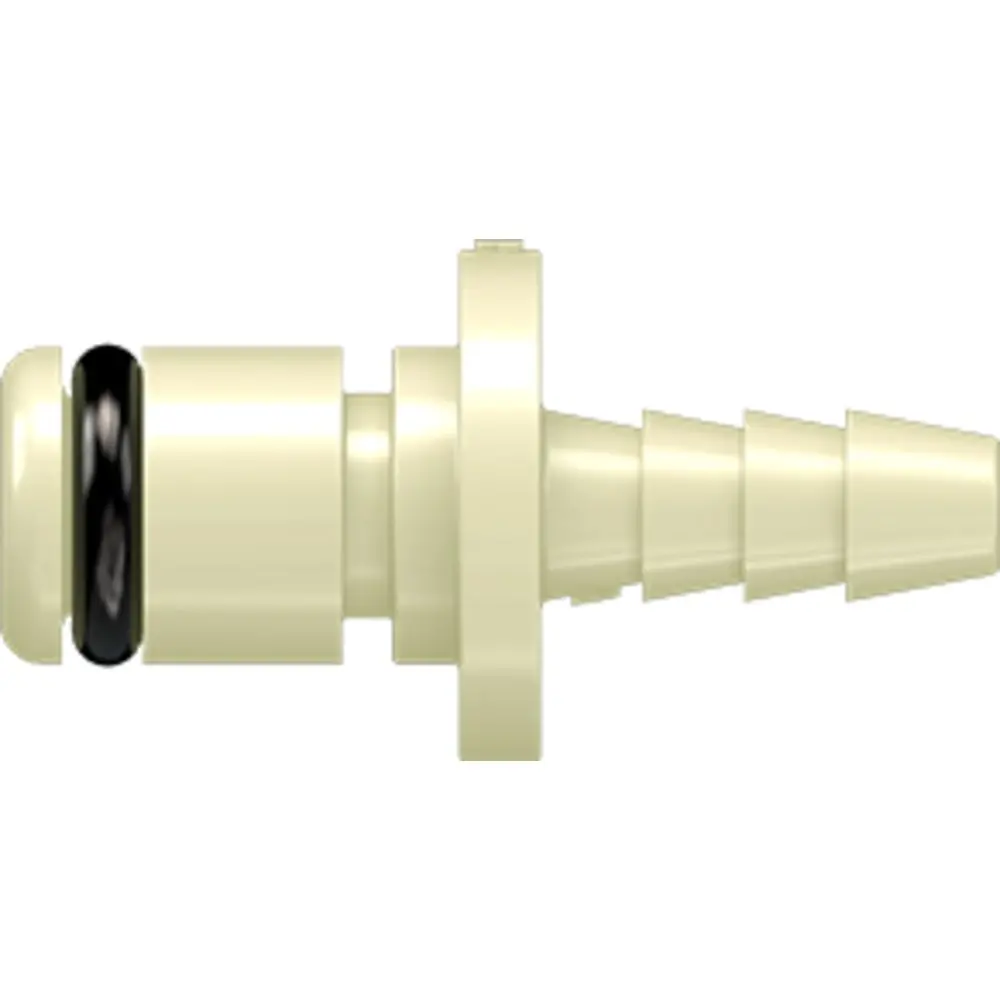 Linktech 20Pp Series Straight Male, Non-Valved, 1/8" Hb, Molded Almond Color, Polypropylene 1