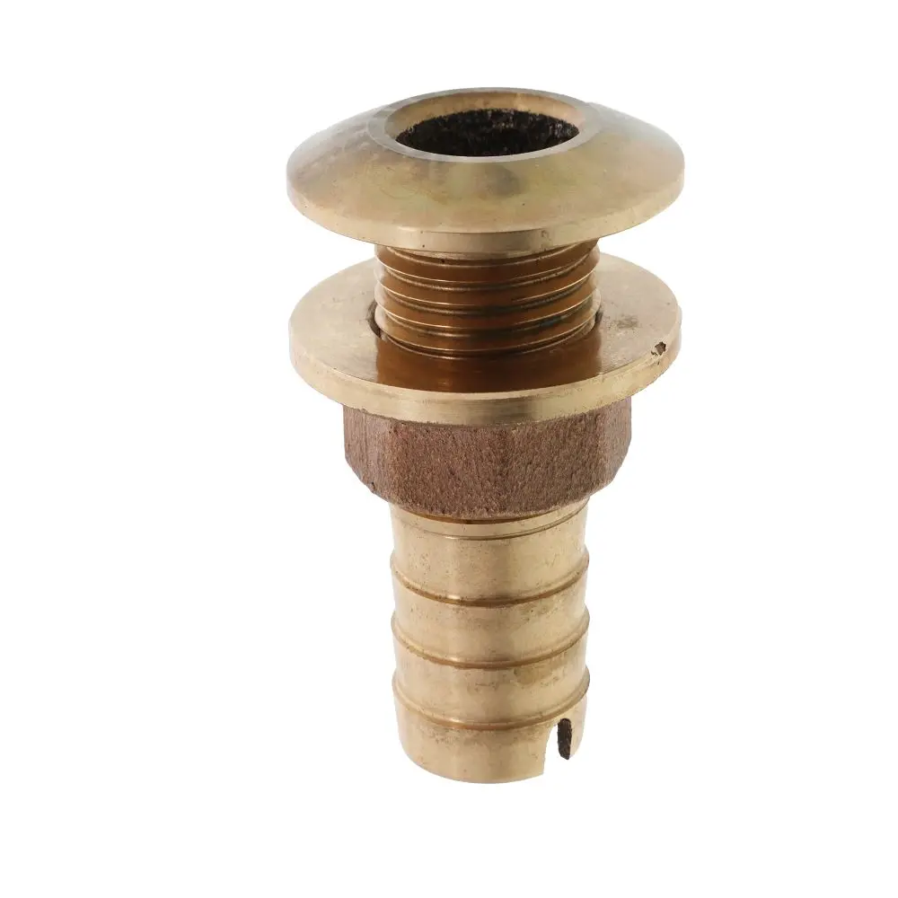Watts Marine Bronze Barbed Thru-Hull Fitting With Nut - 1-1/8" 2