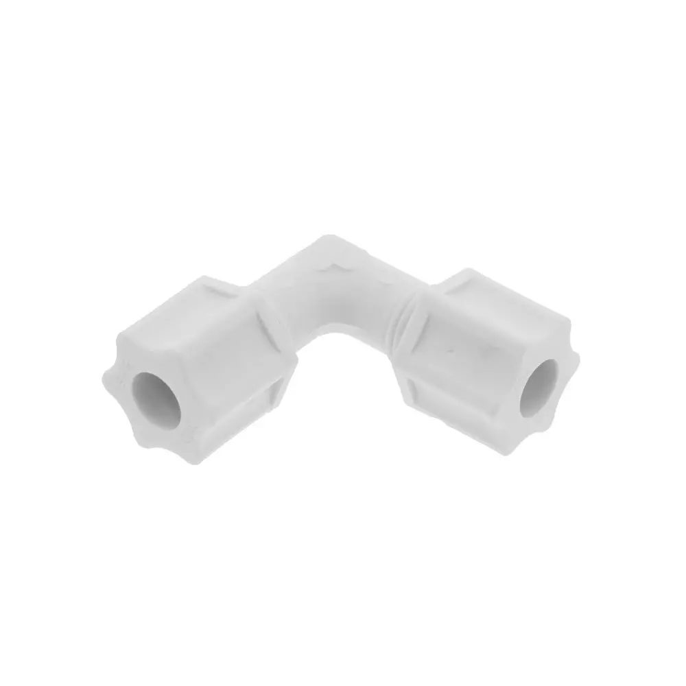 Jaco 50-5-P-O Polypropylene Union Elbow 5/16 Od Tube X 5/16 Od Tube 1