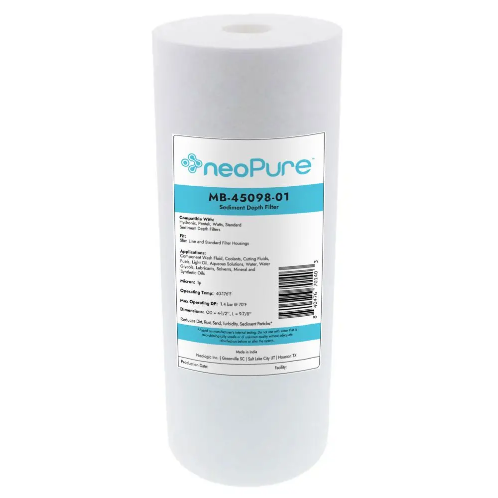 Neo-Pure 10" Bb Graded Density Polypropylene Sediment Filter 25/1 Mic 1