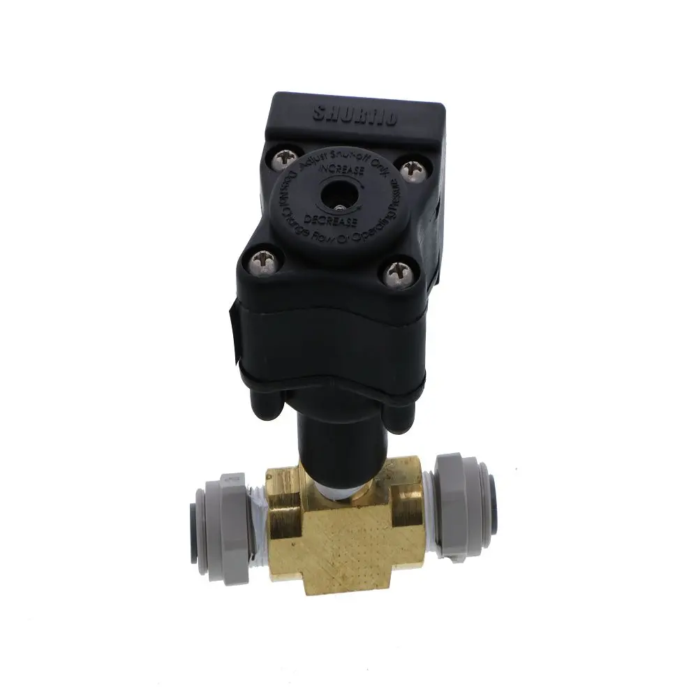 Shurflo Low Pressure Shut Off Switch 1/4" Push Fitting & Wiring 2