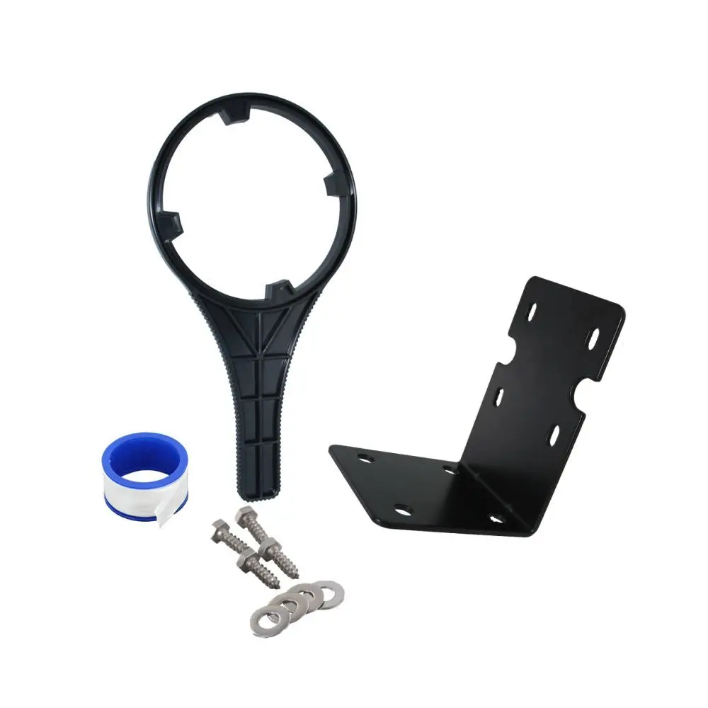 Big Flow Single Housing Install Kit - Black Bracket 1