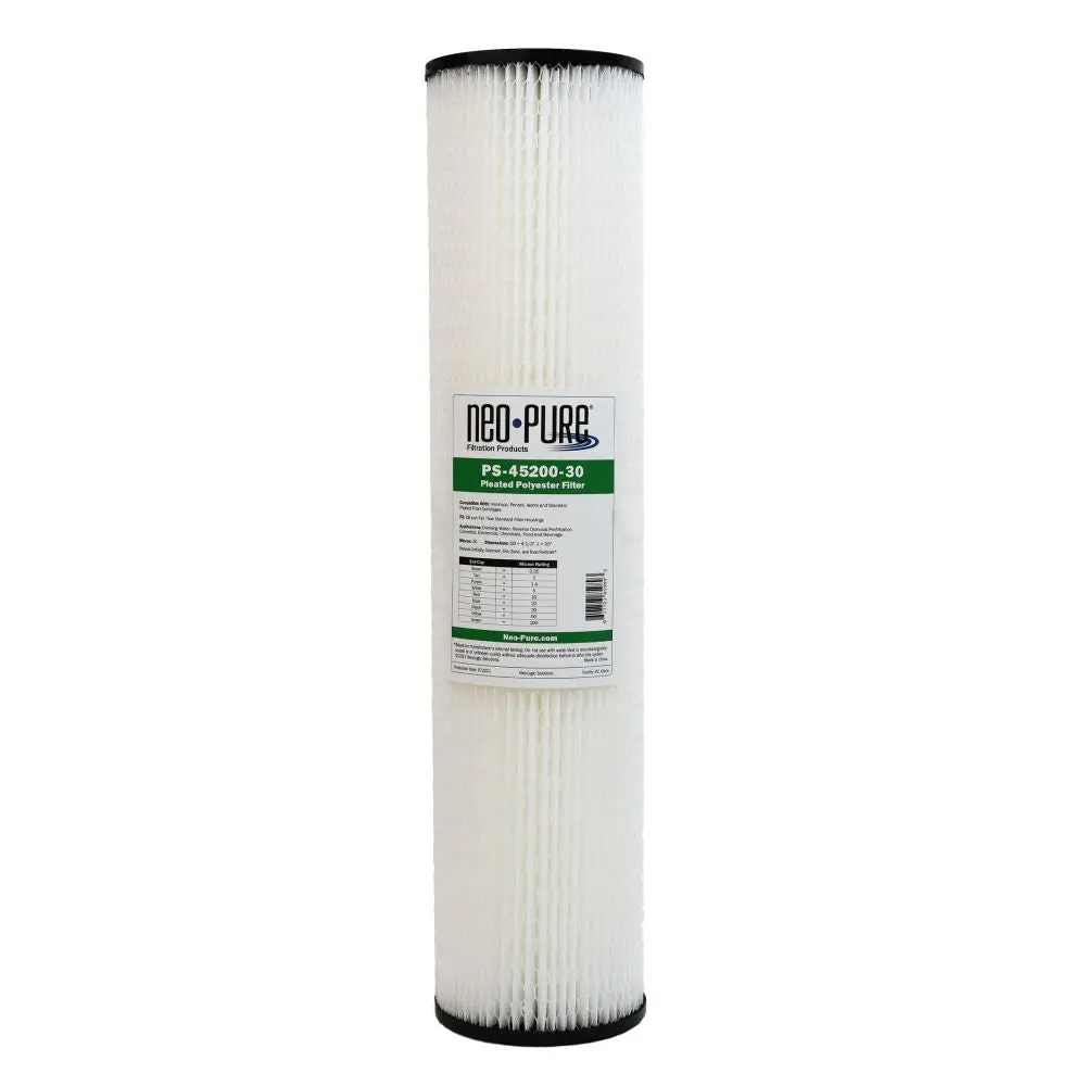 Neo-Pure Ps-45200-30 20" Bb High Efficiency Pleated Filter 30 Micron 1
