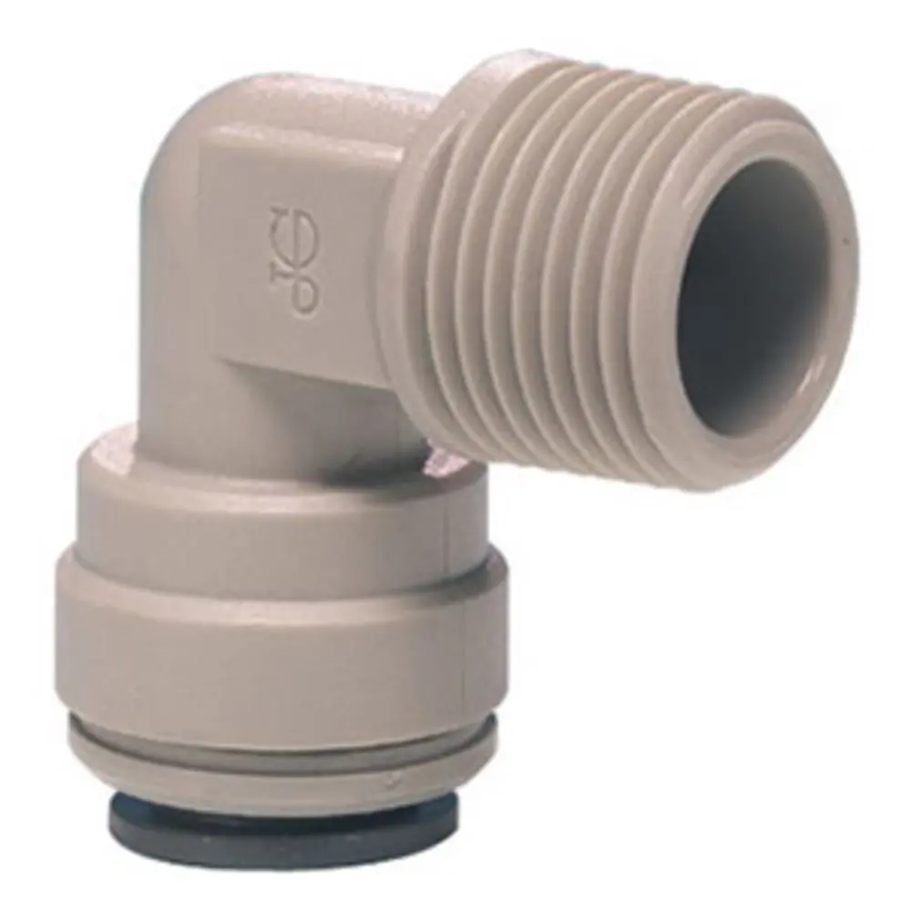 John Guest Fixed Elbow Nptf - 3/8 X 1/4  Nptf 1