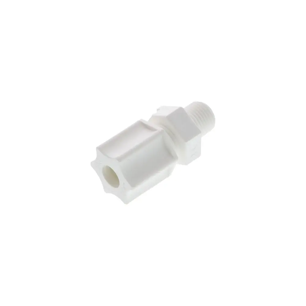 Jaco 10-4-2-P-Pg Polypropylene Male Connector 1/4 Od Tube X 1/8 Mpt 1