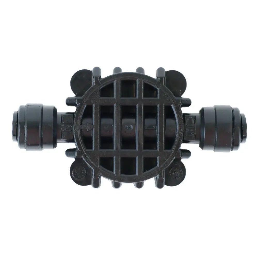 Automatic Shut Off Valve 4 Way 1/4 Qc Black 1