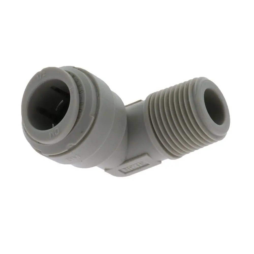 Dmfit Elbow Male Connector - 1/2 Push-In X 3/8 Nptf 1