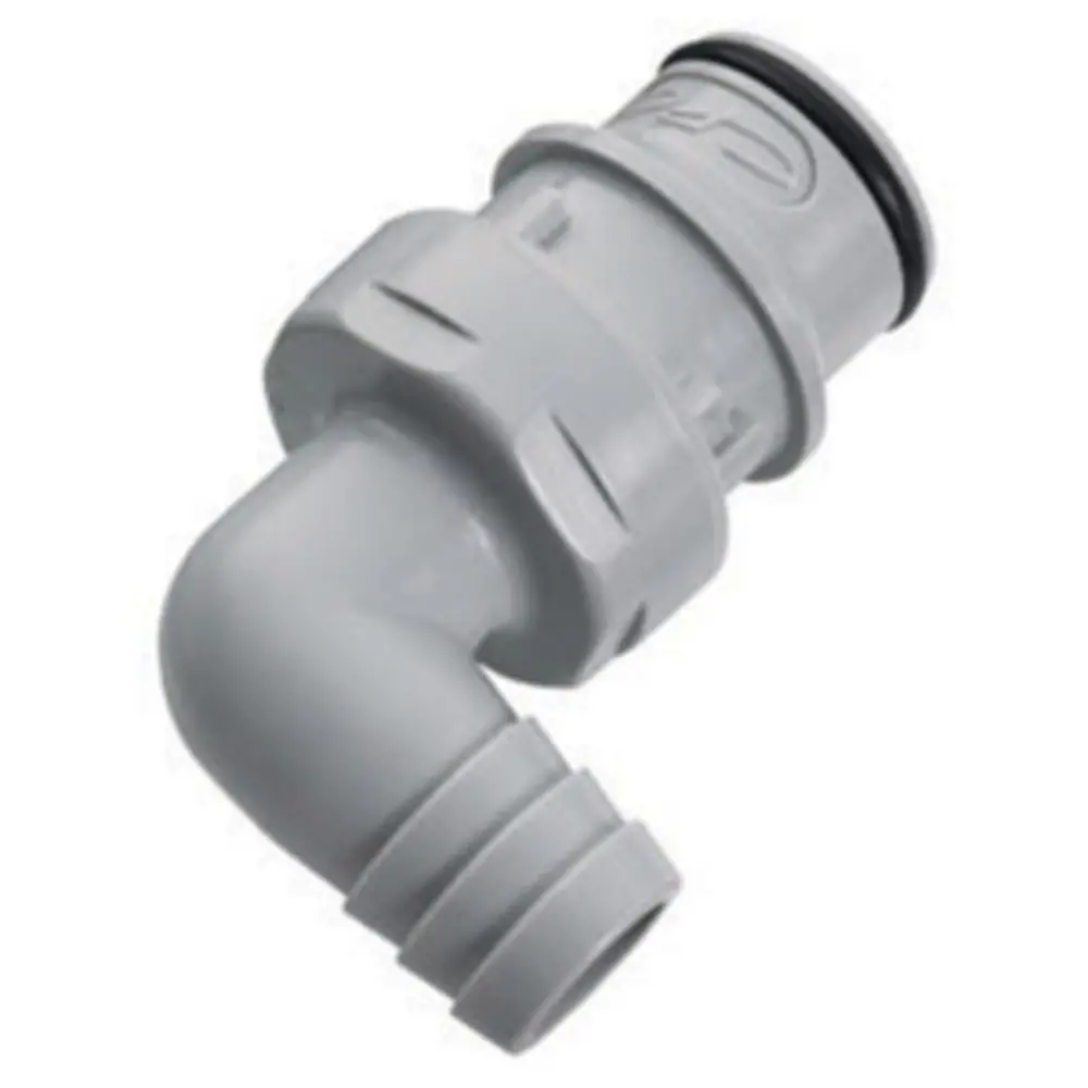 65200 Nsf Non-Valved Elbow Hose Barb Coupling Insert 3/8 Id Barb 1
