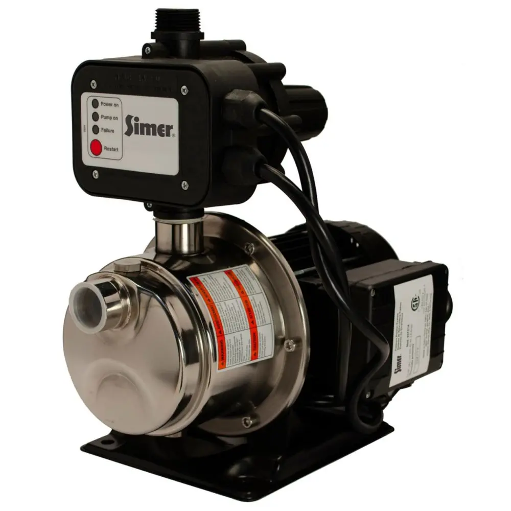 Pentair Simer 4075Ss-01 3/4 Hp Pressure Booster Pump 1
