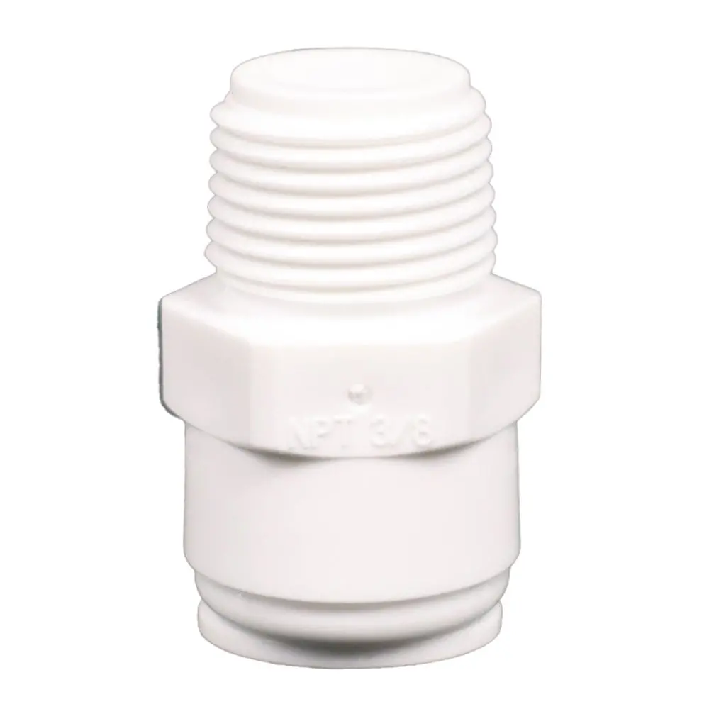 Male Connector Acetal 3/8 Qc X 3/8 Mnpt 1