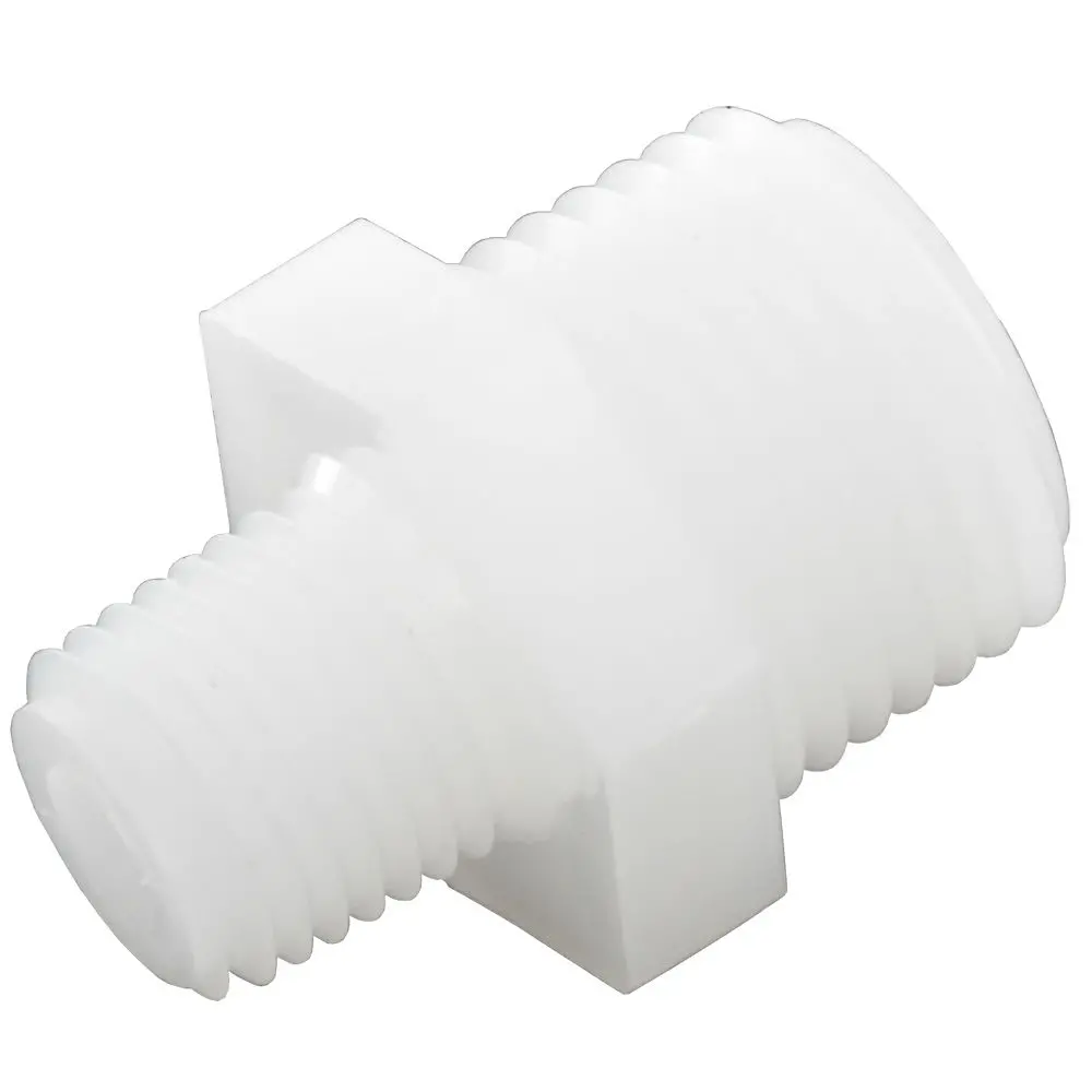 Nipple Hex - 1/2" Mpt X 1/4" Mpt Natural Nylon 1