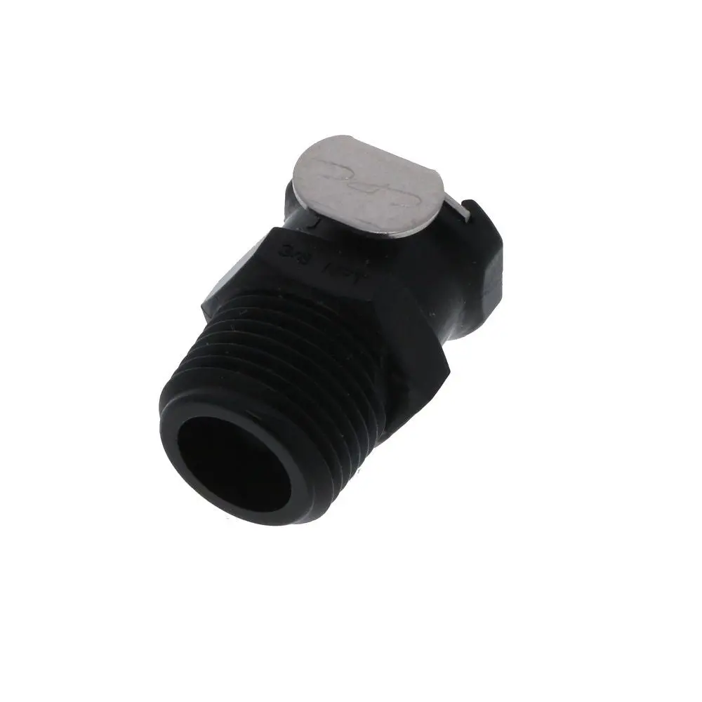 Plcd10006vblk Valved Male Thread Coupling Body 3/8 Npt Fkm (Viton) O-Ring 1