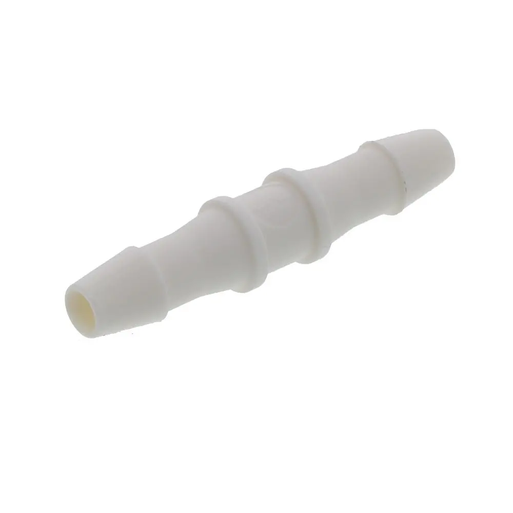 Fitquik Nylon Tube To Tube Straight Fitting White - 1/4" Id Barb X 1/4" Id Barb 1