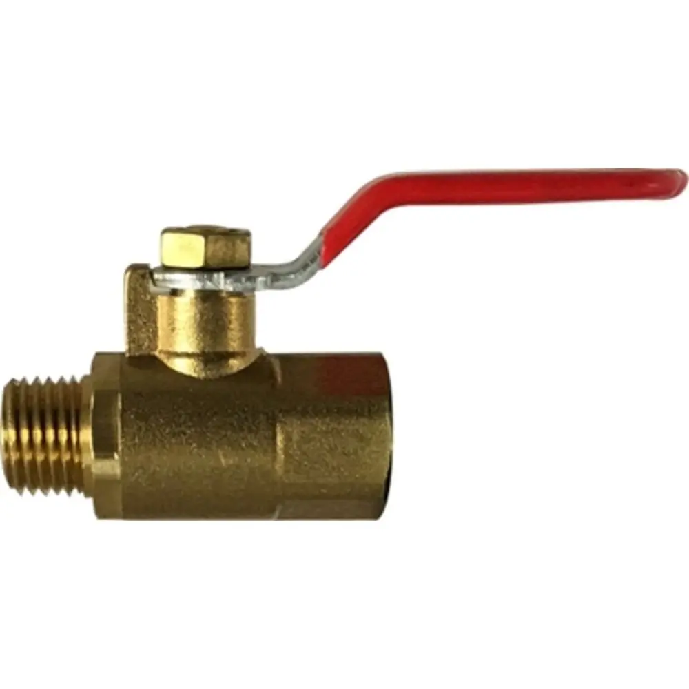 Brass 1/4" Mini M X F Ball Valve 1