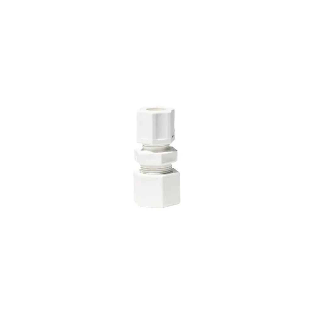 Jaco 15-10-8-P-Pg Polypropylene Reducing Union 5/8 Od Tube X 1/2 Od Tube 1