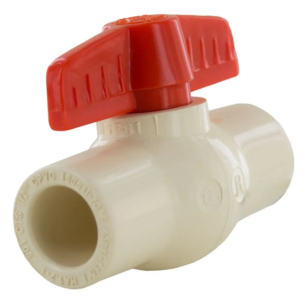Schedule 80 Cpvc Molded-In-Place Ball Valve 1/2" Fem Slip X Slip 1