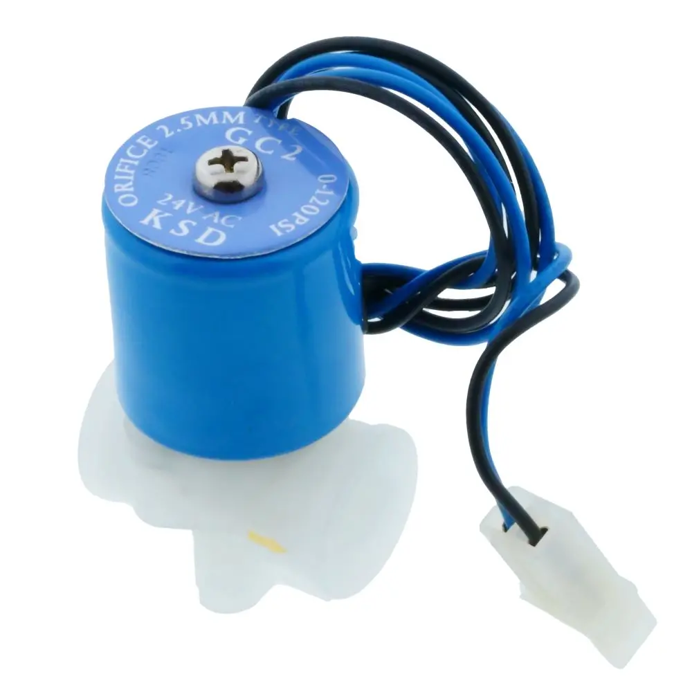 Electronic Shut-Off Solenoid Valve With Qc Fittings 24Vac 1