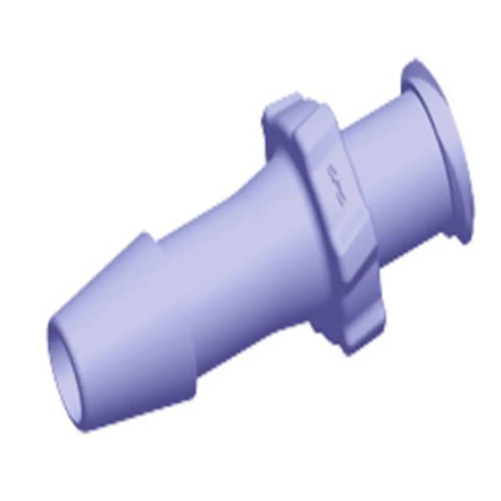 Lf6191 Luer Fitting Purple Tint Polycarbonate Female Luer X 3/16 Hb 1