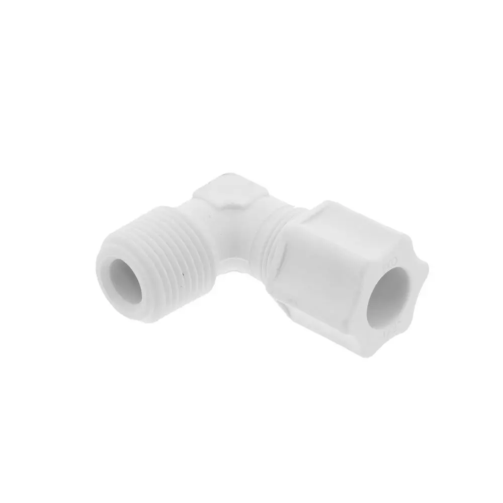 Jaco 40-8-8-P-O Polypropylene Male Elbow 1/2 Od Tube X 1/2 Mpt 1
