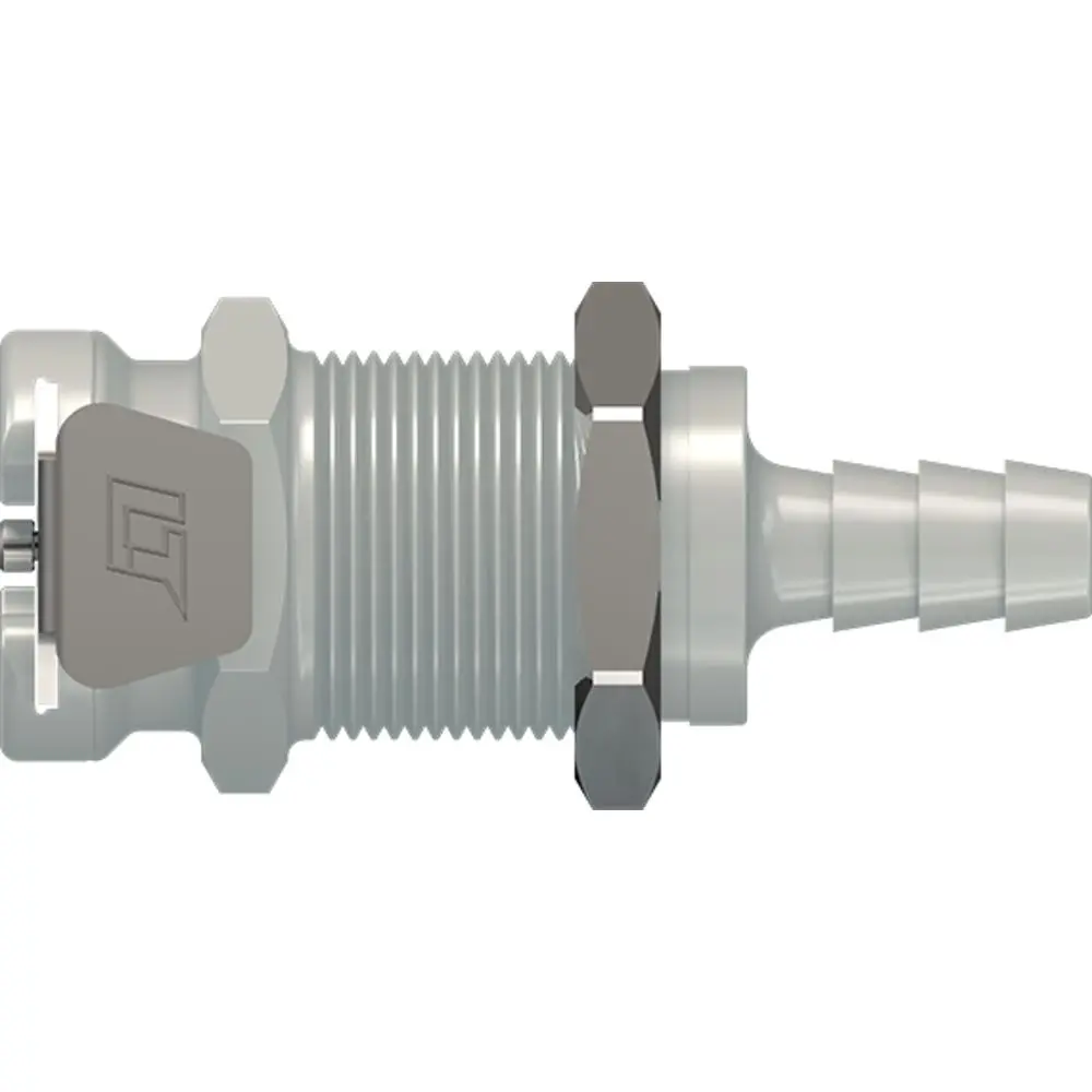 40Pp Series Non-Valved Socket, 1/4" Hb, Molded Grey 1