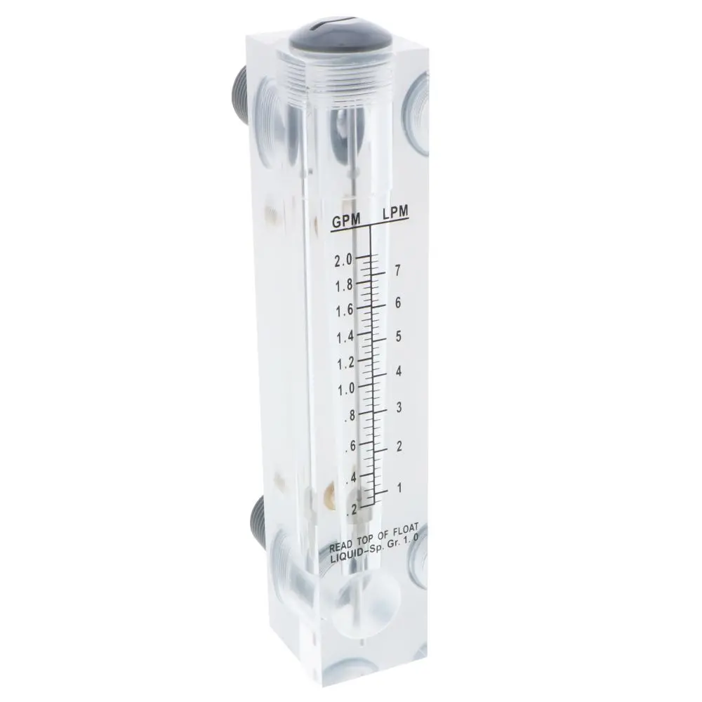 Axeon 200897 Acrylic Ro Flowmeter - 0.2-2 Gpm 1