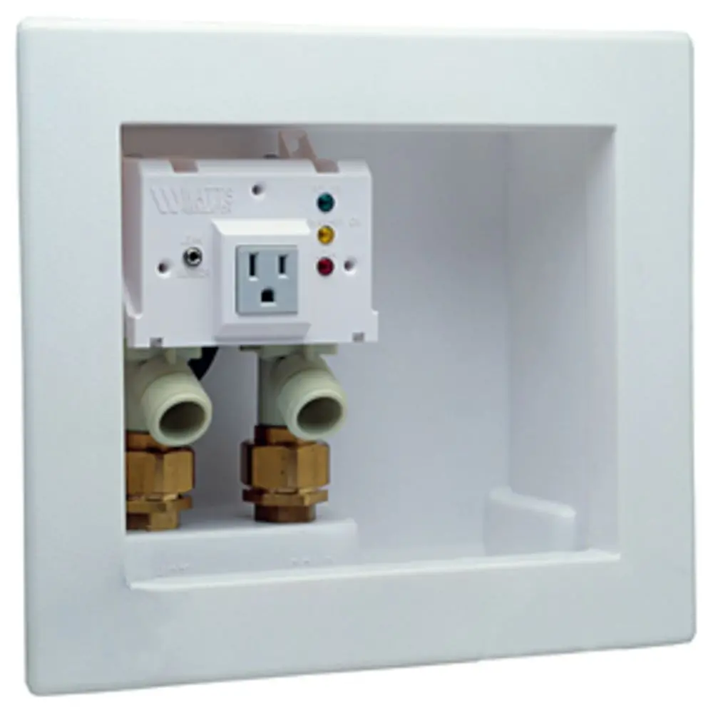 Watts A2cwb-0004646 Intelliflow Wall Box Washing Machine Water Shut-Off Valve 1