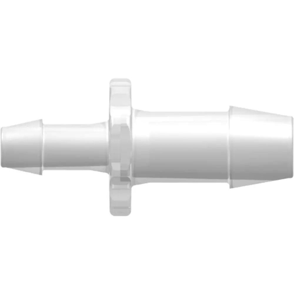 Linktech Straight Through Reduction Tube Fitting With 600 Series Barbs, 3/8" (9.5 Mm) And 1/4" (6.4 Mm) Id 1
